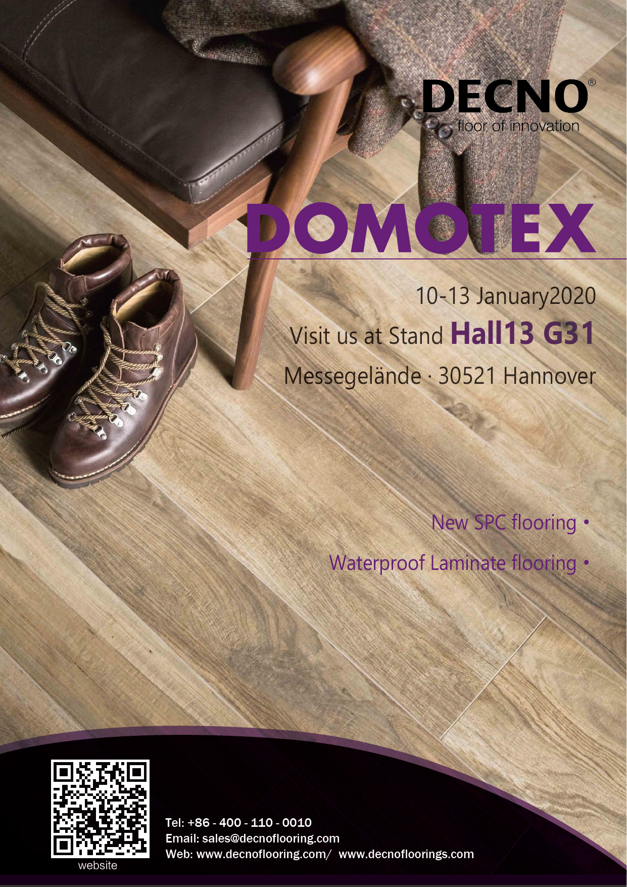 DOMOTEX Hannover 2020--DECNO GROUP