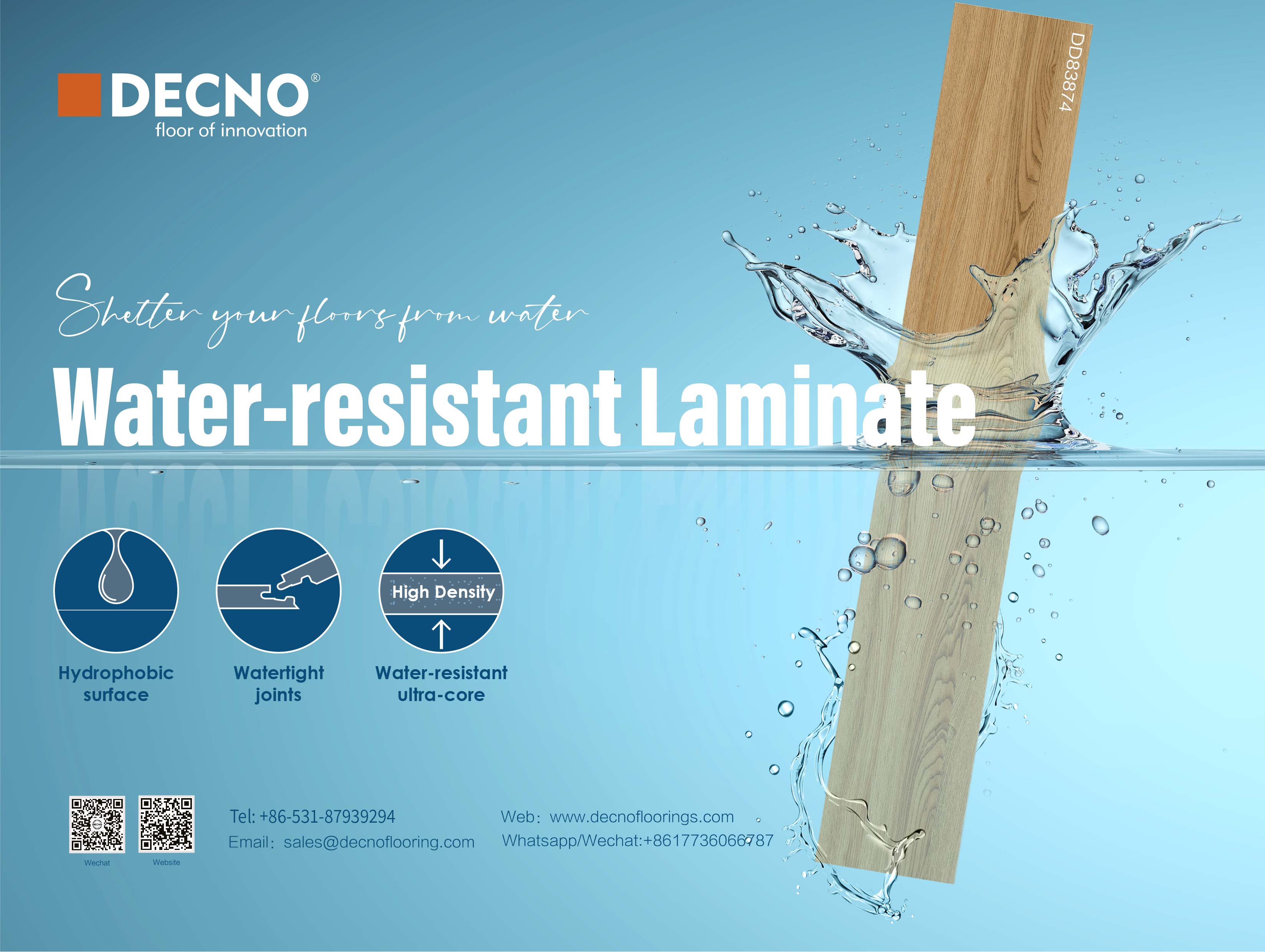 Next Generation Water-resistant Laminate - DECNO