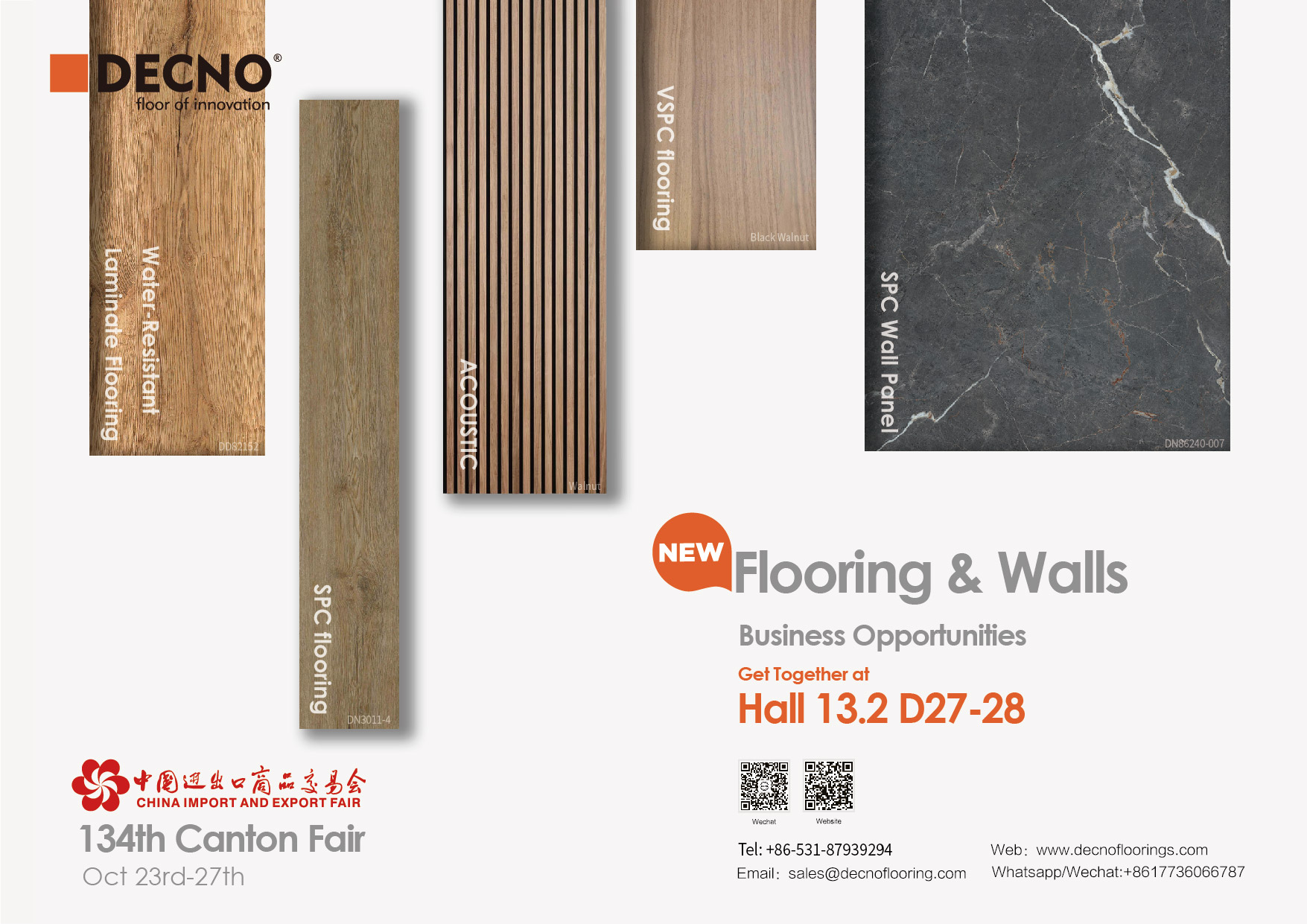 DECNO | 134th Canton Fair - Acoustic Wall Panel Supplier