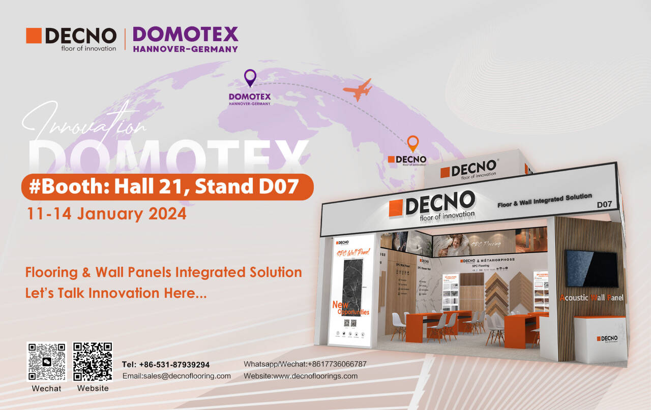 New Flooring Technologies at DOMOTEX Hannover 2024 - DECNO