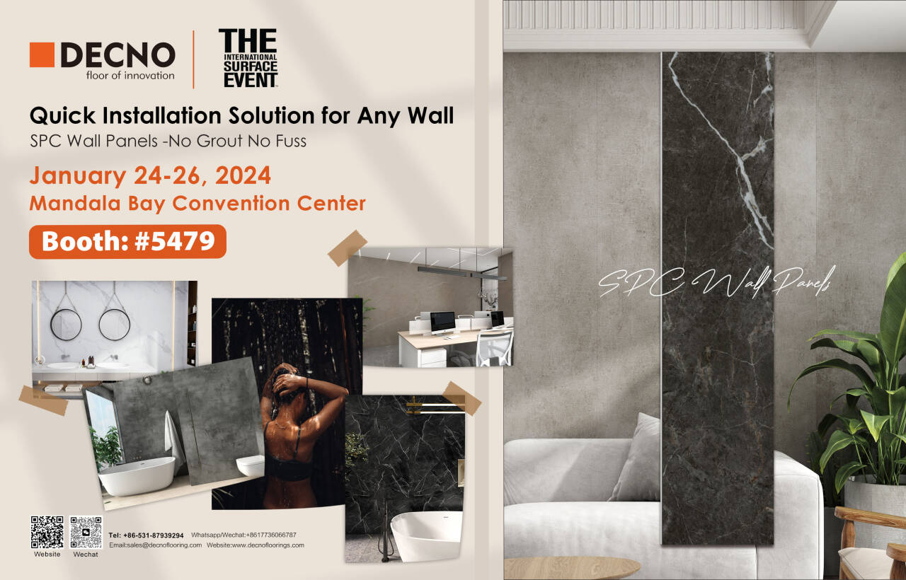 SURFACE 2024 - DECNO SPC Shower Walls