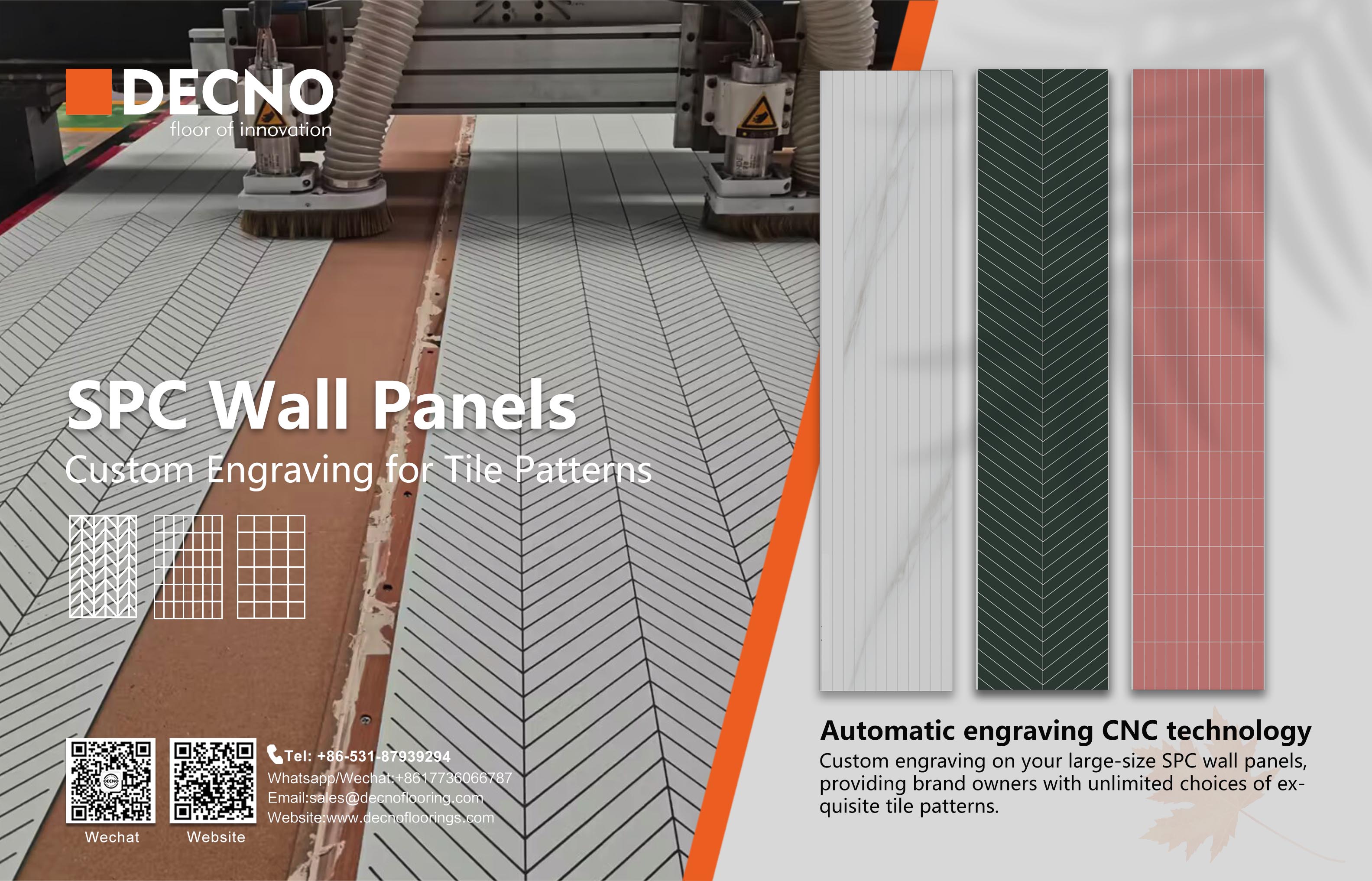 Engraving SPC Wall Panel｜DECNO