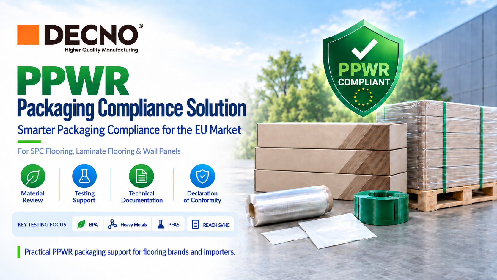 PPWR Packaging Compliance for Flooring PPWR Packaging Compliance for Flooring