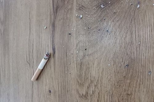 Anti Cigarette of SPC flooring