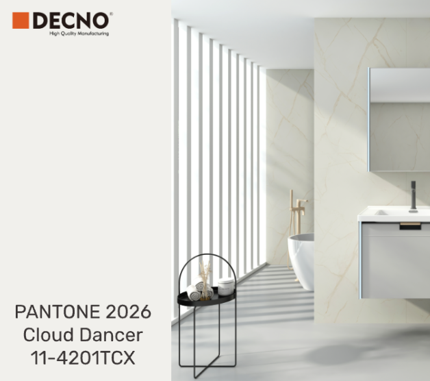 2026 Cloud White SPC Wall Panel｜DECNO x PANTONE