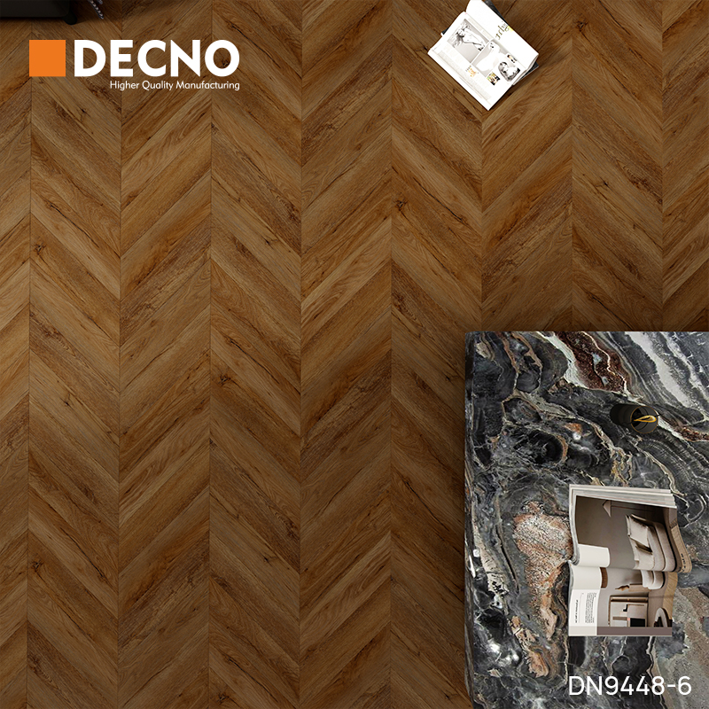 Chevron SPC Flooring